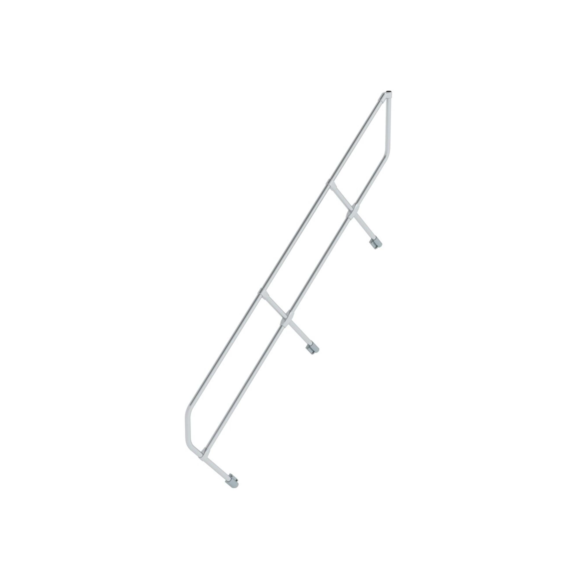MUNK zweiter Handlauf Aluminium-Treppe 45° 9 Stufen (600309)