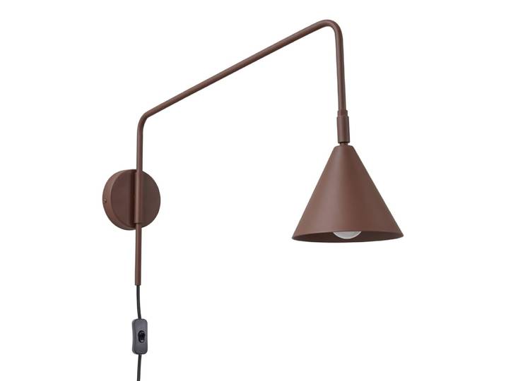 Applique acier brun h 30 cm
