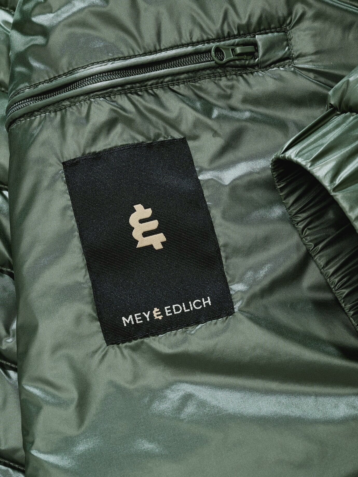 Mey & Edlich Durchblicker-Daunenjacke Grün 46