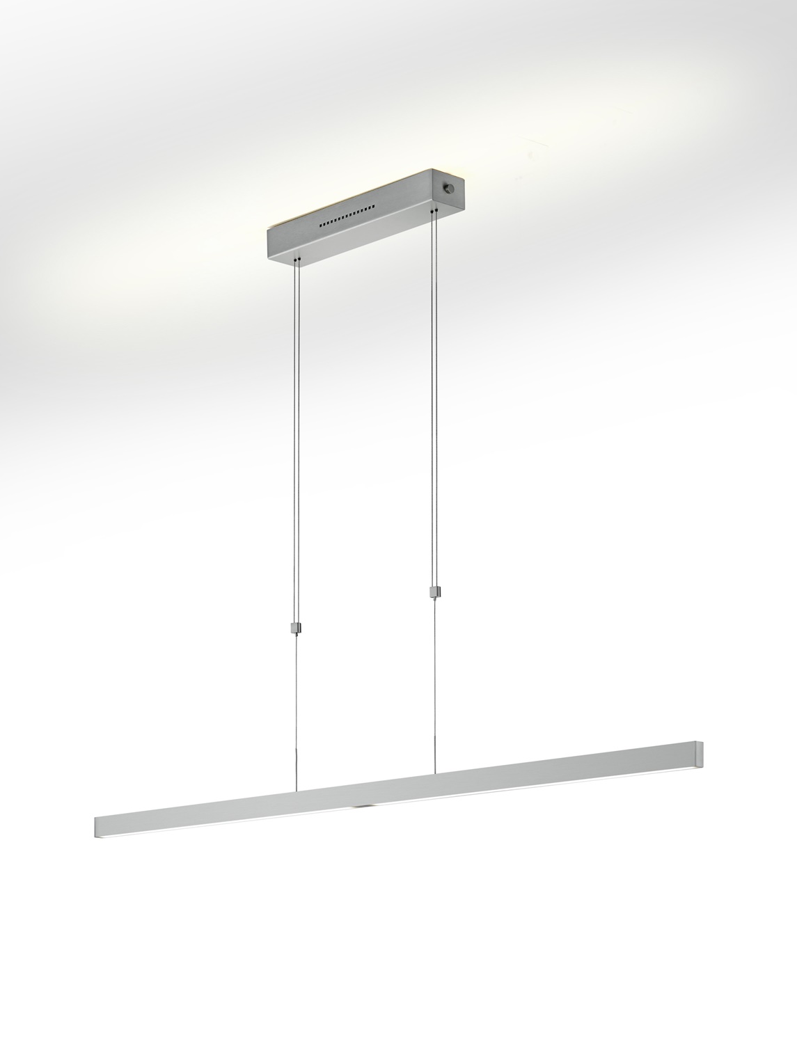 GKS Knapstein LED-Pendelleuchte LINN 161cm (mit Gestensensor und Lift-Höhenverstellung) Nickel 51.493.05 4250035827073