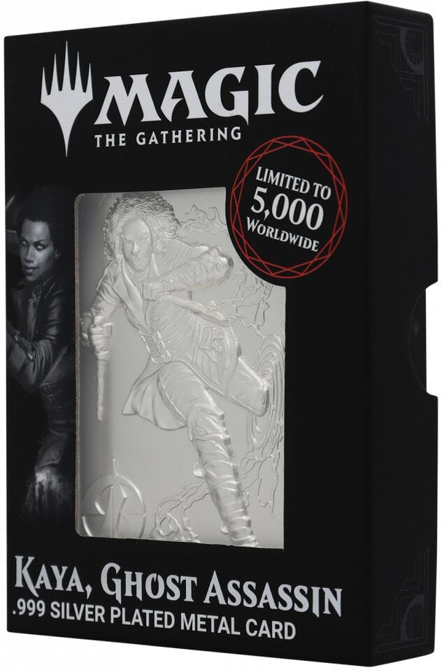FaNaTtiK Magic the Gathering Limited Edition .999 Silver Plated Metal Card-Kaya (Diversen) Nieuw