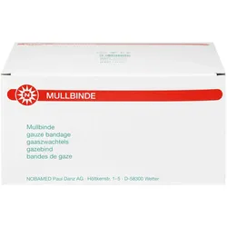 Nobamed, Verbandsmaterial, MULLBINDEN 10MX10CM