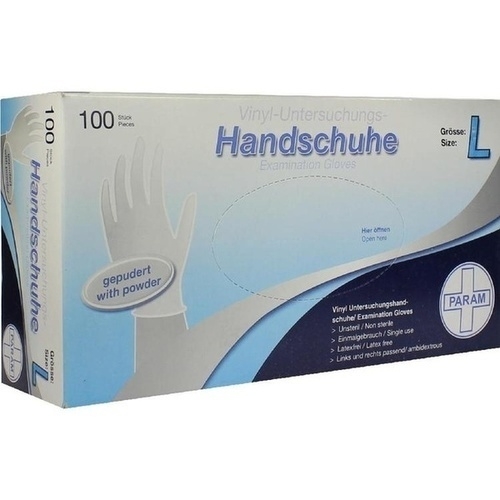 Param GmbH Handschuhe Einmal Vinyl gepudert L 04819004