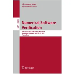 Numerical Software Verification, Fachbücher