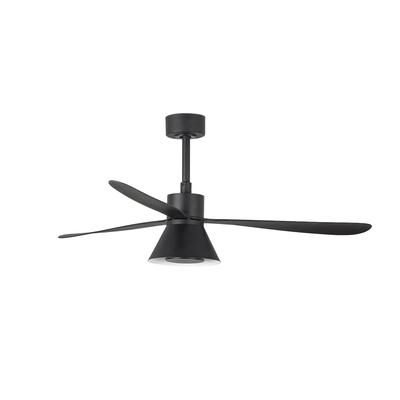 faro barcelona AMELIA L CONE LED Schwarzer Deckenventilator