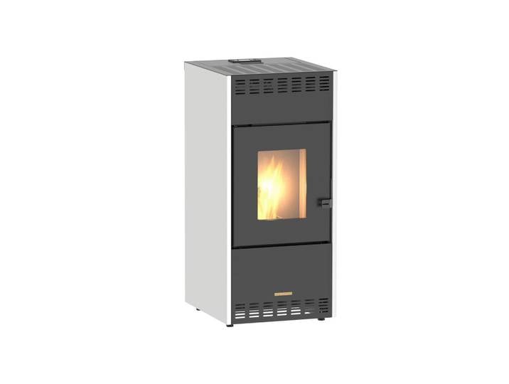 Pelletofen Mareni Weiß 10 kW, WI-FI-FÄHIG
