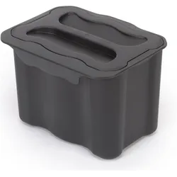 Emuca Recycle Zusatz-Recyclingbehälter 5 L für die Küche, Abfalleimer, Grau