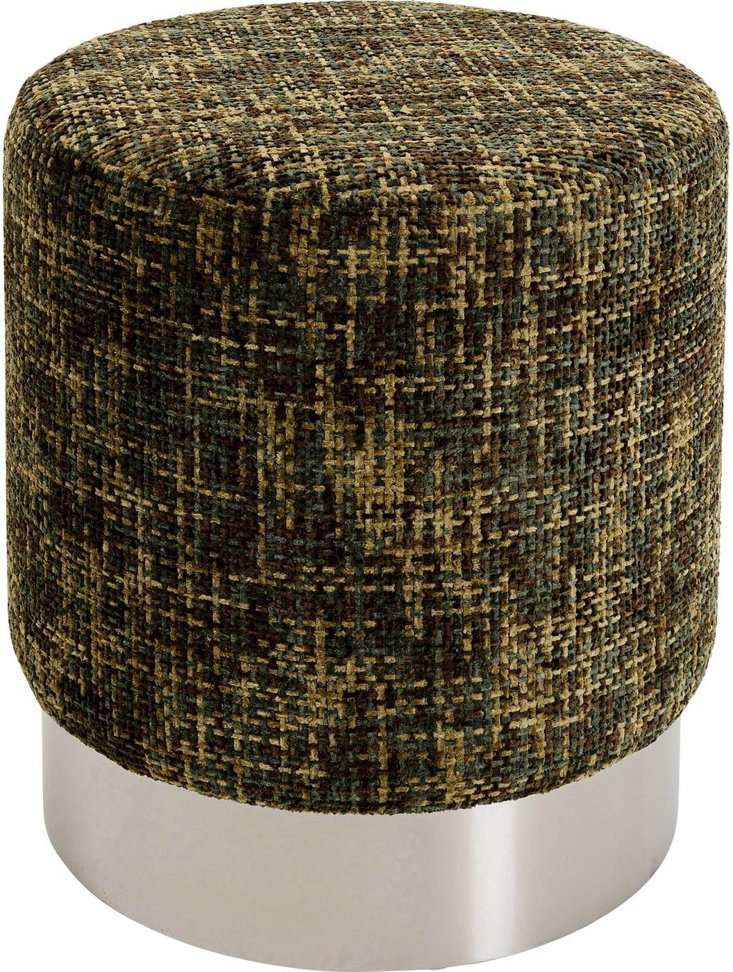 Hocker KARE DESIGN "Berry High 39 cm", braun (grün), B:39cm H:39cm T:39cm, Hocker, Hocker grün B/H/T: 39cm x 39cm x 39cm, Polyester