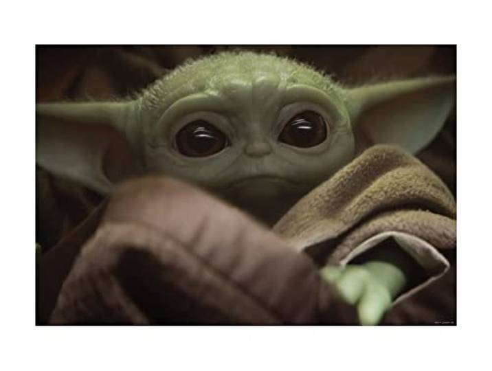 Komar Poster mural The Child Cute Face - Taille : 70 x 50 cm Sans cadre - Star Wars