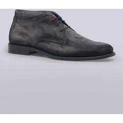 emilio adani Herren Boots aus Velourleder Grau regular uni - 43