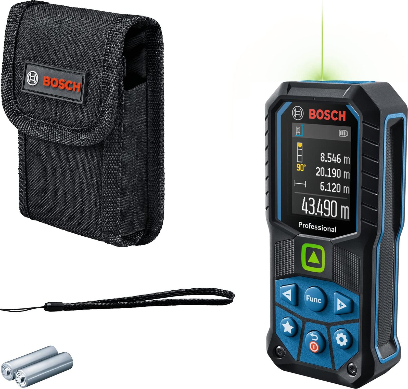 Bosch Professional GLM 50-23 G laser afstandsmeter tot 50 meter met groene laser