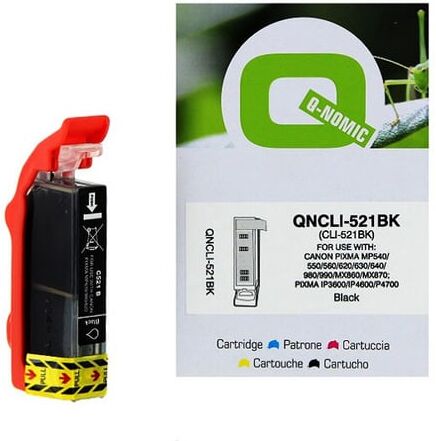 Q-Nomic CLI-521BK Cartucho de tinta foto negro