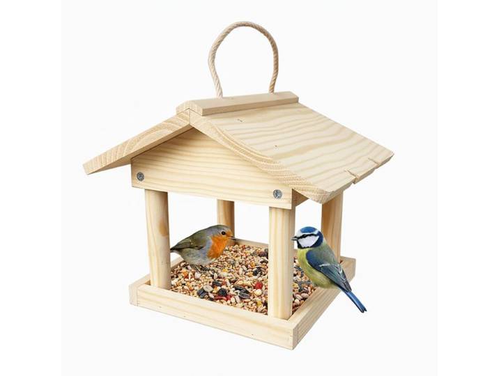 Relaxdays Vogelfutterhaus zum Aufhängen