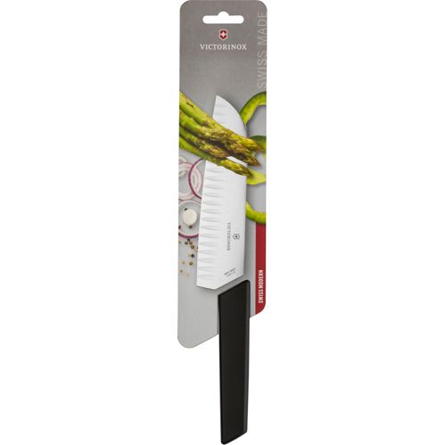 Victorinox Swiss Modern Santoku Schwarz 17 cm