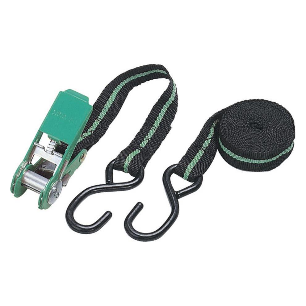 wolfcraft 1 Ratschen-Zurrgurt mit Haken 180kg/4m (3442000)