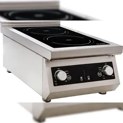 KBS Gastrotechnik Induktion-Auftischkochfläche 2 Kochzonen 2x 5KW