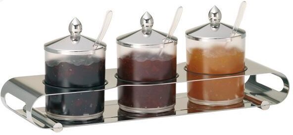 Frilich Tre Contenitori per Marmellata Unison