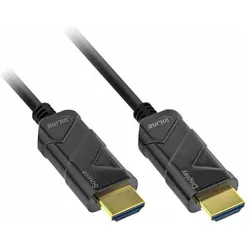 InLine HDMI AOC Kabel (50 m), Videokabel, Schwarz