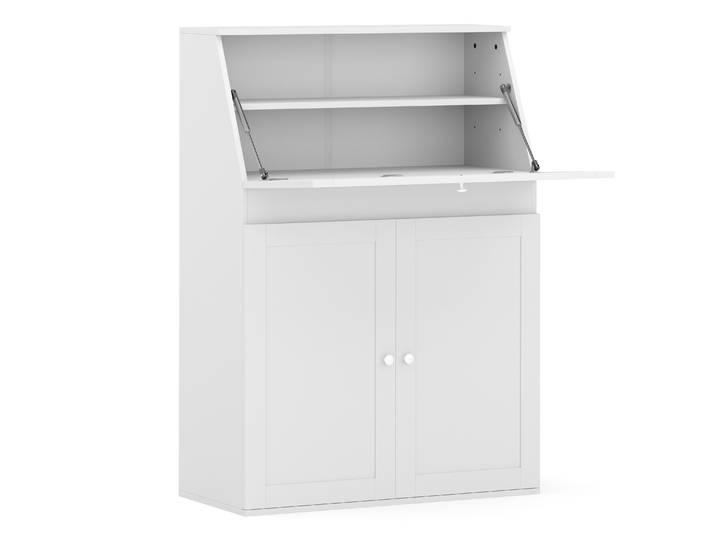 Schreibtisch Sekretär NAIROBI 82 x 38 x 117 cm weiss