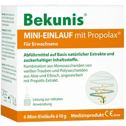 Bekunis Mini-einlauf Mit Propolax Klistiere 6 St