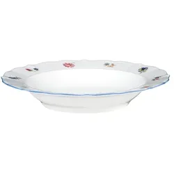 Esmeyer 6 x Seltmann Suppenteller 23 cm Fahne, Form: Sonate,  Dekor: 34032 Nostalgie