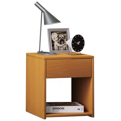Nachttisch VCM "Holz Nachttisch Nachtschrank Schublade Sledo Mini", braun (buche), B:35cm T:35cm, Tische, Nachttisch