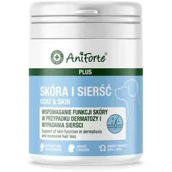 AniForte Haut und Fell – Nahrungsergänzungsmittel für Hunde, 90 Tabletten