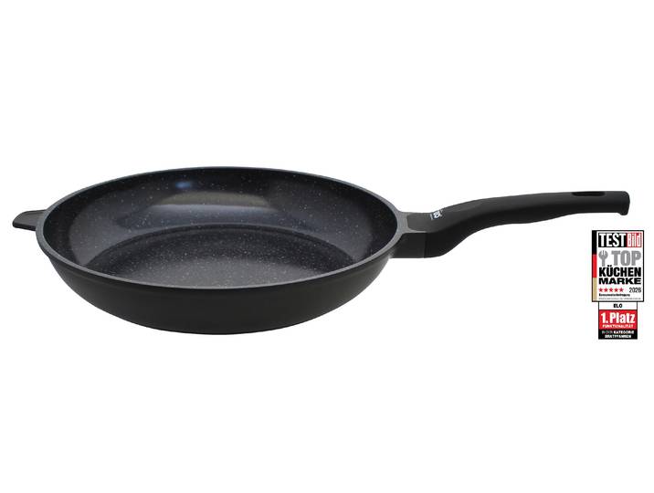 Bratpfanne ELO Siloncast , schwarz, H:6,25cm Ø:32cm, Pfannen, Bratpfanne, hochwertige Antihaftversiegelung, Softtouch-Stil, induktionsgeeignet