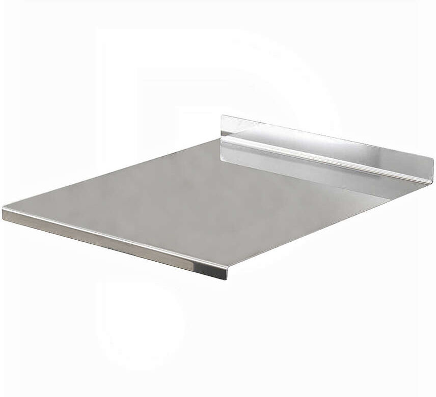 Polsinelli Spianatoia Inox AISI 304 con alzatina - 80x50 cm