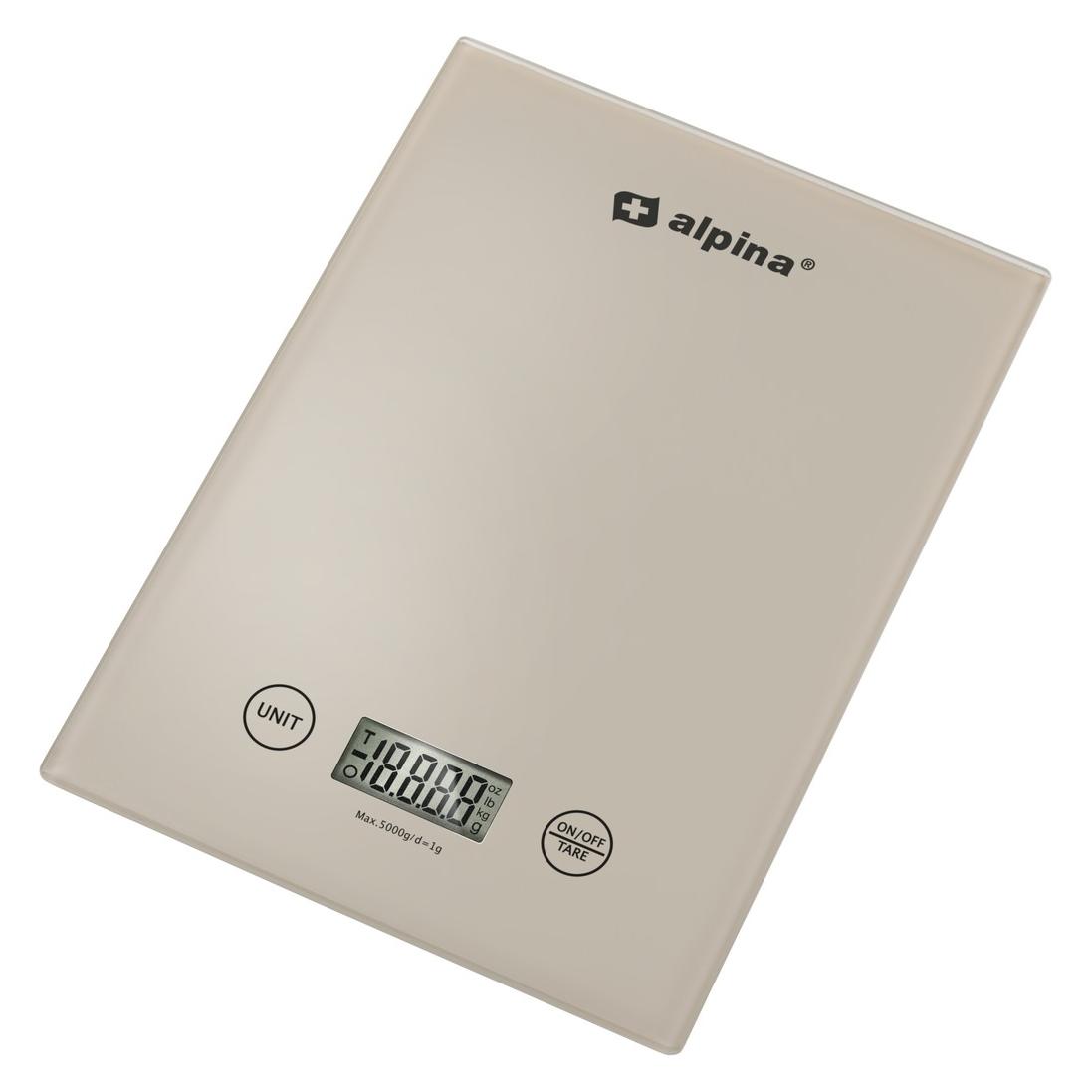 alpina Digitale Küchenwaage 5kg (39994772)