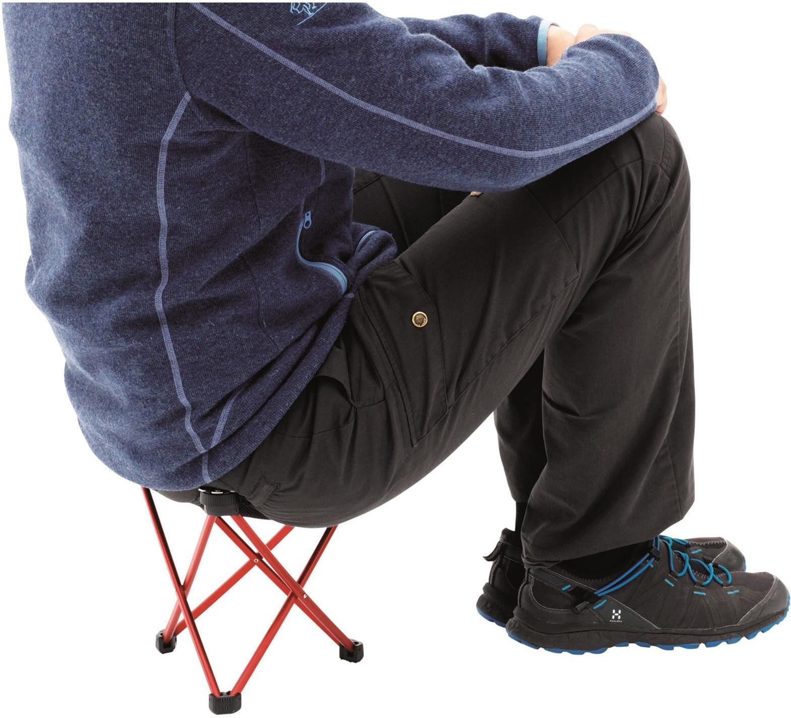 Campinghocker ROBENS, grau (grau, schwarz), Hocker, Campinghocker grau, schwarz Einheitsgröße