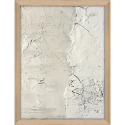 Gemälde WHITE SURFACE (BHT 32,80x42,80x2,80 cm) - braun - BHT 32,80x42,80x2,80 cm