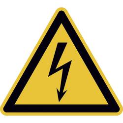 SAFETYMARKING Warnschild Elektrische Spannung Folie selbstklebend 100 mm ISO 7010 1 St. 21.0191