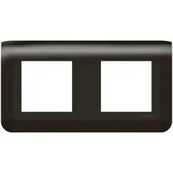 Legrand 079044L Rahmen 2x2-modulig horizontal Mosaic schwarz