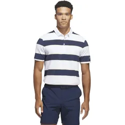 adidas Polo Ultimate360 Jumbo Stripe, weiss/navy