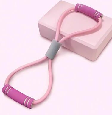 Multicon Wholesale Hub Chest Expander, Back Trainer, Shaped Tensile Strength Machine, Back And Shoulder Tension Rope, Open Shoulder Beauty pink