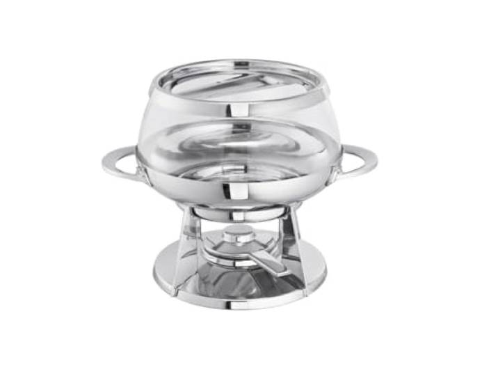 Schulte-Ufer 6973-20 Feuerzangenbowle Rumba, 20 cm, 4.50 L, Edelstahloptik
