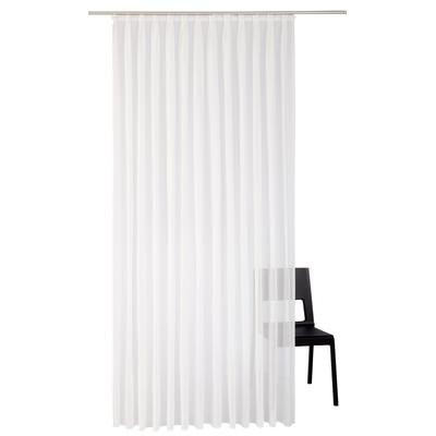 Gardine WIRTH "Audrey", weiß, B:500cm H:225cm, Polyester, Gardinen, Gardine, Store mit FB 1:3 nach Maß