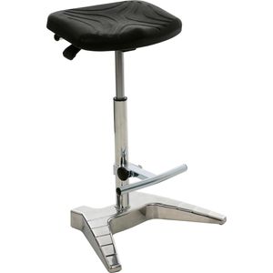 Lotz Stehhilfe 1075.01, PU-Schaum, schwarz, Sitzhöhe 60-85 cm