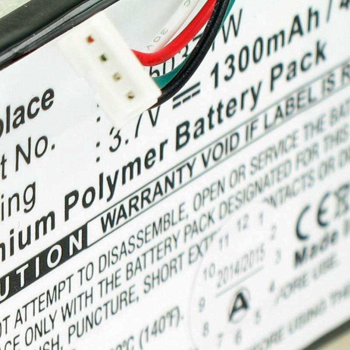 AccuCell vervangende batterij voor Navigon 8110, 81xx en 8310