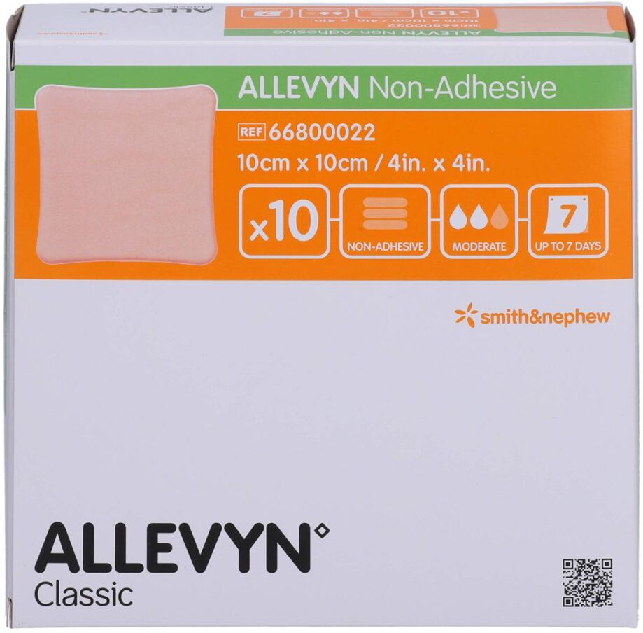 Allevyn non Adhesive 10x10 cm Wundverband 10stk