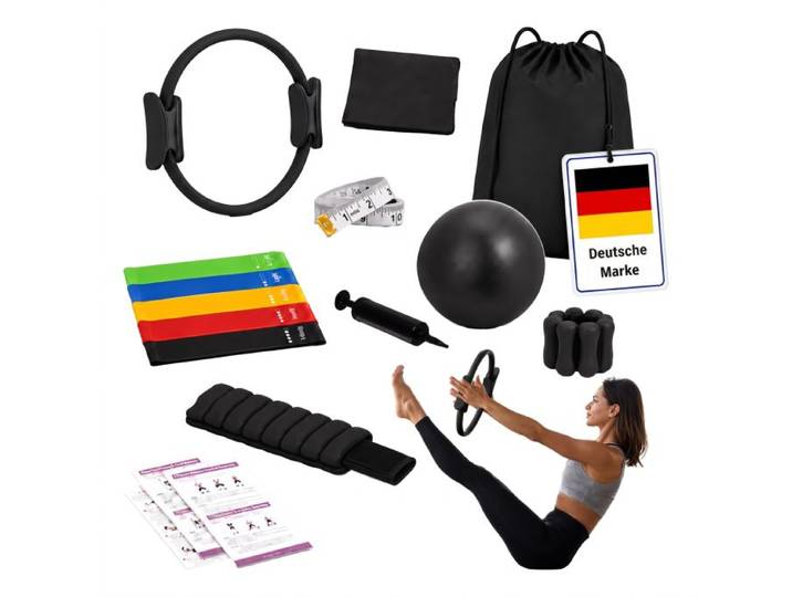 Relaxdays 13-teiliges Pilates Set