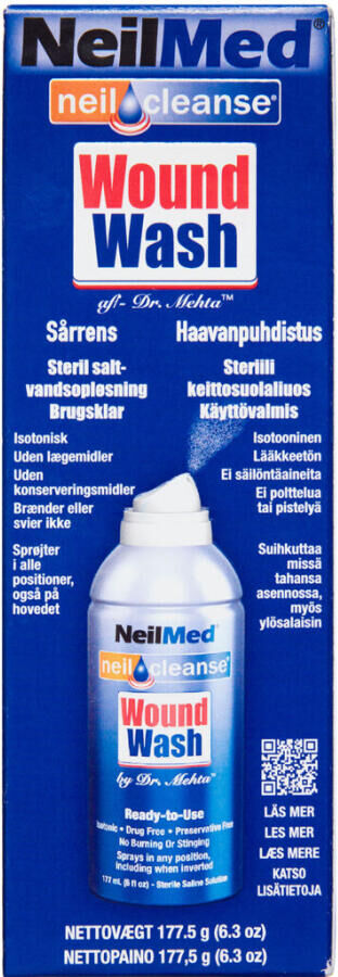 NeilMed WoundWash sårrens Medicinsk udstyr 177 ml