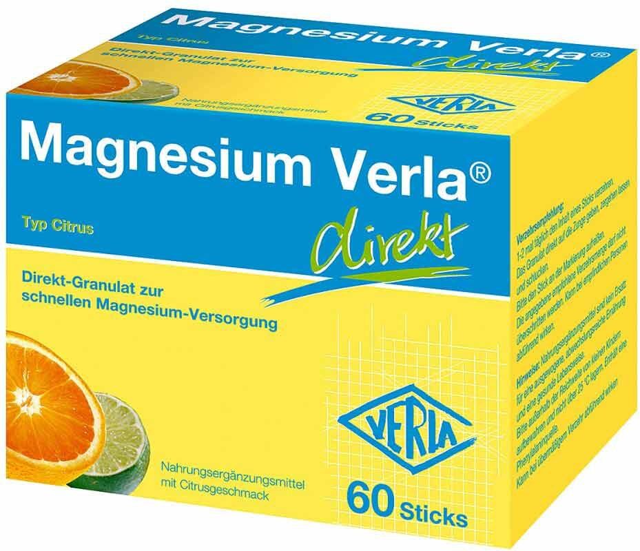 Magnesium Verla direkt Granulat Citrus