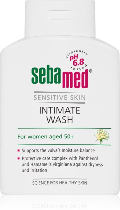 Sebamed Wash émulsion d'hygiène intime pendant la ménopause pH 6,8 200 ml