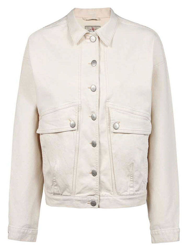 Herrlicher Hemdjacke in Creme - S