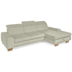 set one by Musterring Ecksofa SO 3400 Cord Grün Lind