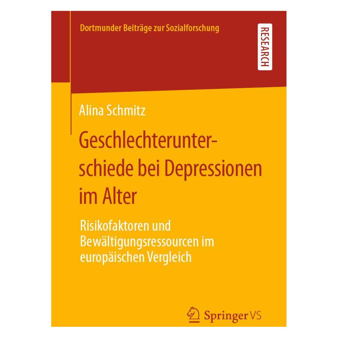 Springer Geschlechterunterschiede bei Depressionen im Alter (Deutsch, Softcover, Alina Schmitz) (39024834)