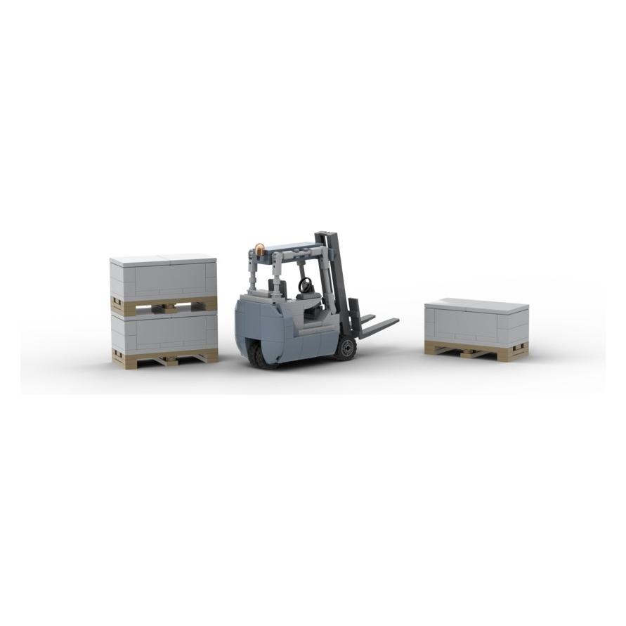 Brixies Plus St. Gobain Stapker mit Rigipspaletten (222833)
