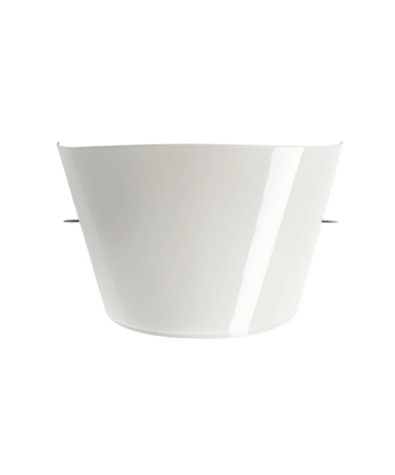 Foscarini Tutu Wandlamp Wit met Glazen Scherm